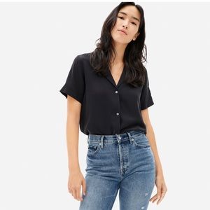 Everlane The Clean Silk Short-Sleeve Notch Shirt 6